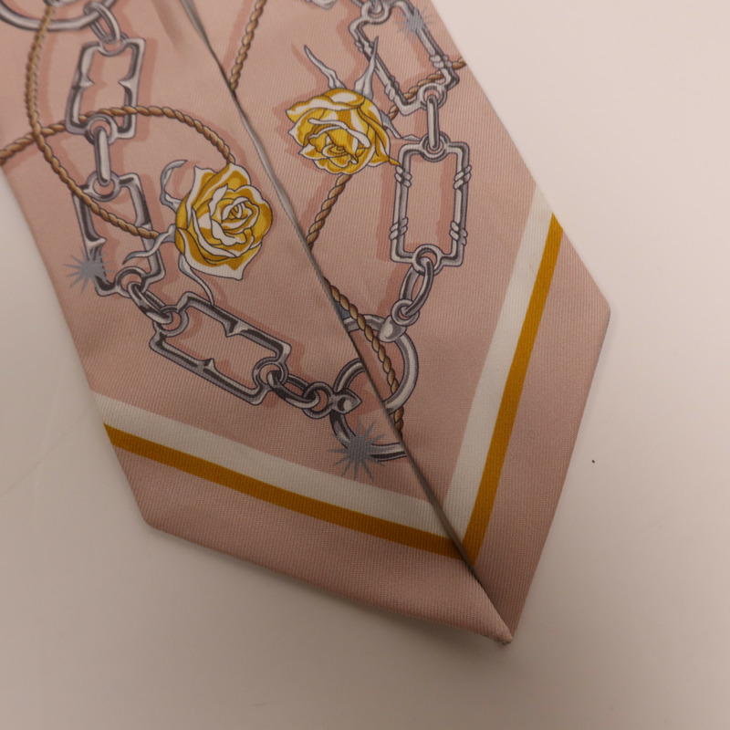 HERMES 絲質Twilly絲巾-3