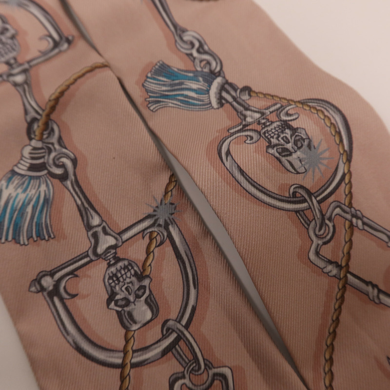 HERMES 絲質Twilly絲巾-4