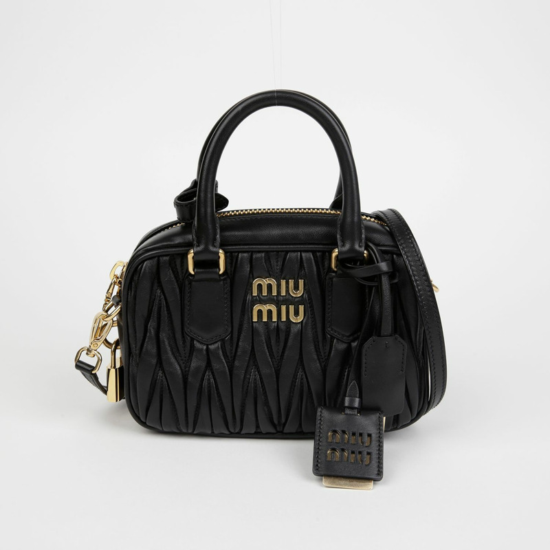 MIU MIU Materasse 頂部提把托特單肩包 5BB123-1