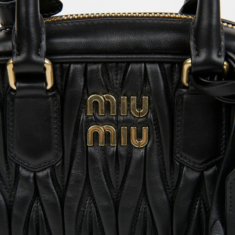 MIU MIU Materasse 頂部提把托特單肩包 5BB123-2