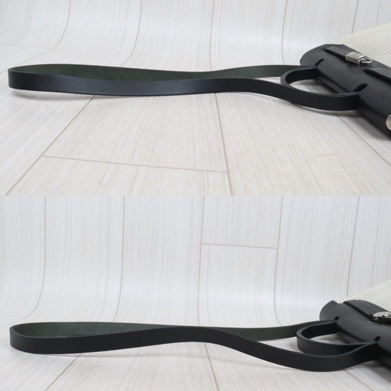 Hermes Herbag 31 黑白肩背包-9
