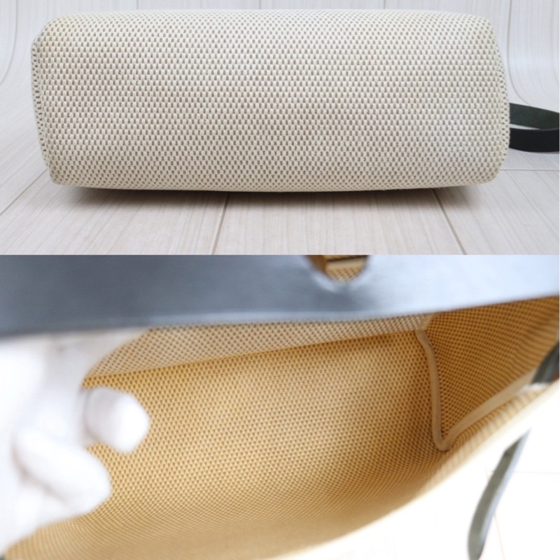 Hermes Herbag 31 黑白肩背包-11