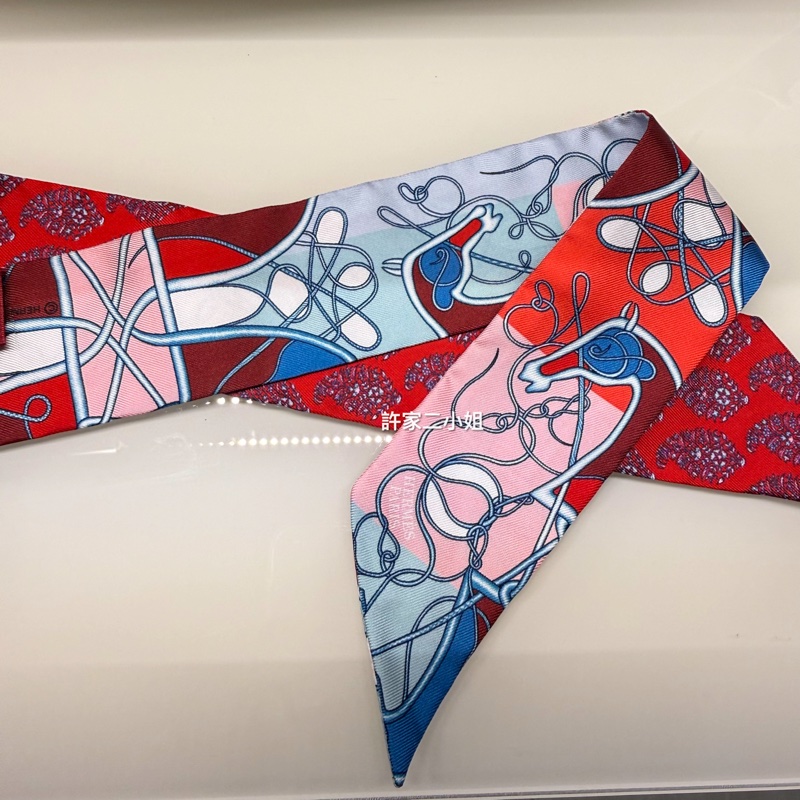 Hermes 98新 二手閒置極新 COUP DE FOUET AU BLOC Twilly-3