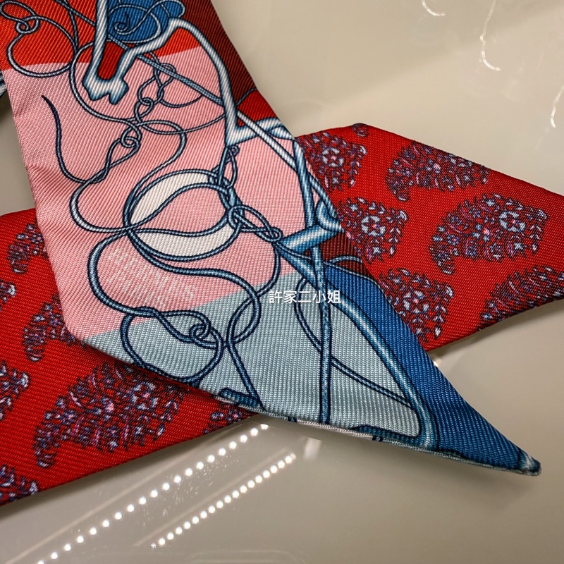 Hermes 98新 二手閒置極新 COUP DE FOUET AU BLOC Twilly-4