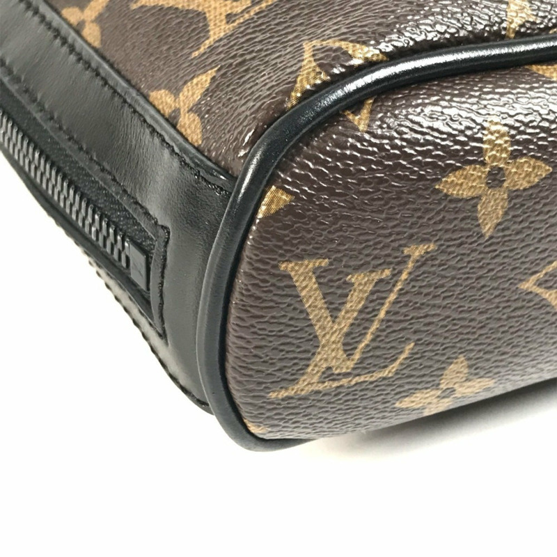 LOUIS VUITTON M44625 Monogram Chalk 斜背包,抽繩單肩帆布,男女通用,棕色-5