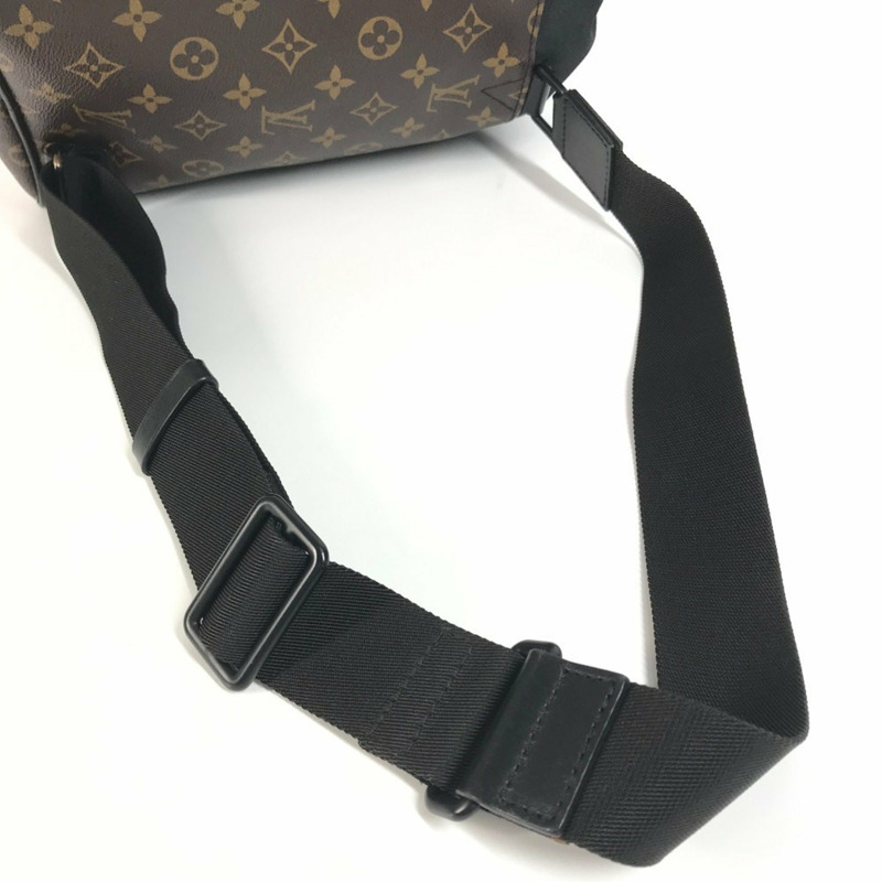 LOUIS VUITTON M44625 Monogram Chalk 斜背包,抽繩單肩帆布,男女通用,棕色-7