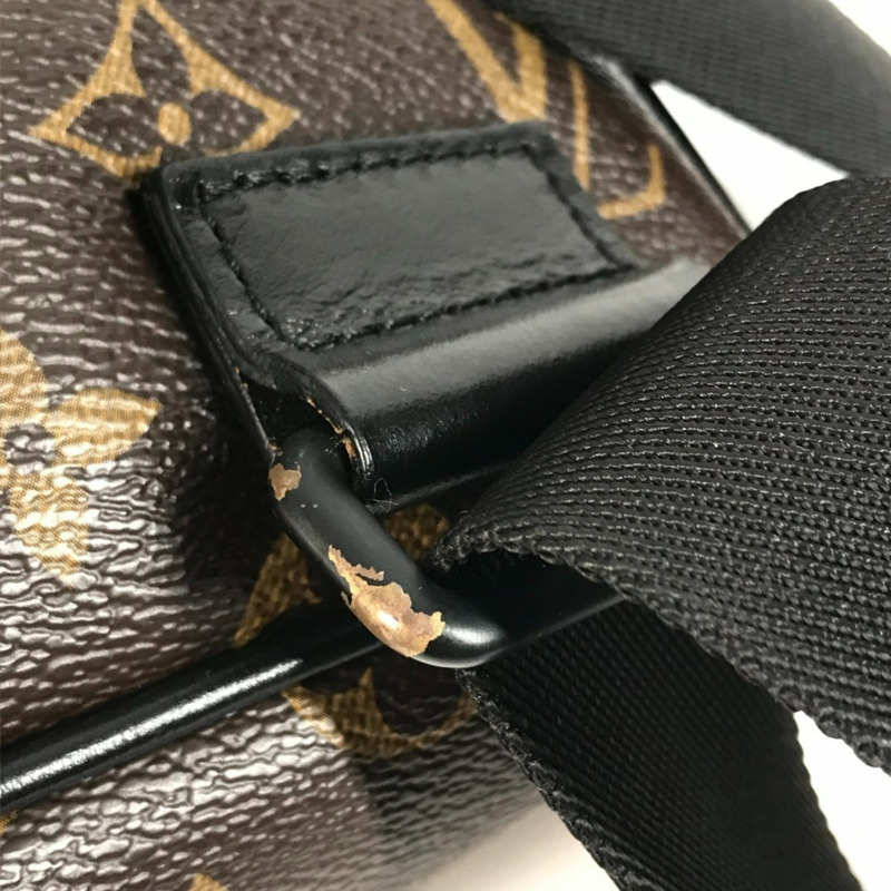 LOUIS VUITTON M44625 Monogram Chalk 斜背包,抽繩單肩帆布,男女通用,棕色-8