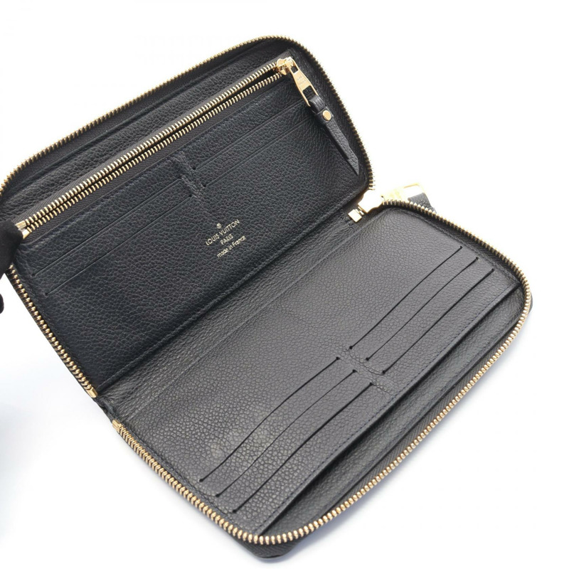 LOUIS VUITTON Portefeuille Secret Long Around 長皮夾 M61864 皮革 黑色-2