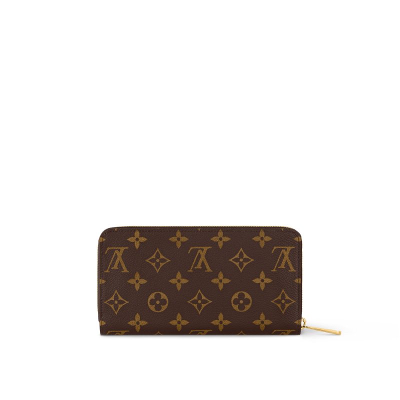 Louis Vuitton LV 路易威登 ZIPPY 新版經典老花拉鍊長夾/手拿包 芭蕾粉色內裡 M41894-5