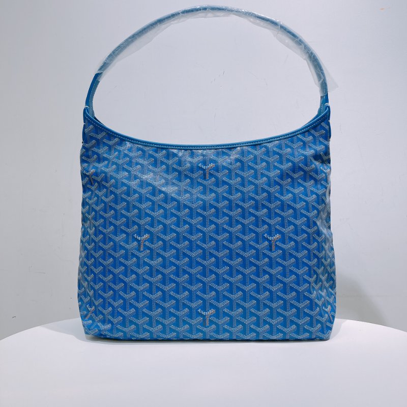 TW4490 Goyard 戈雅25年限定鳶尾紫 燙金珠光面蜻蜓 Bohème Hobo Bag-1