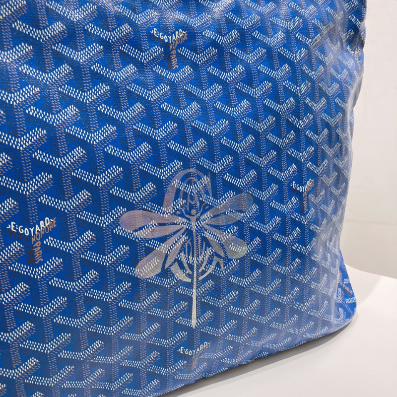 TW4490 Goyard 戈雅25年限定鳶尾紫 燙金珠光面蜻蜓 Bohème Hobo Bag-7