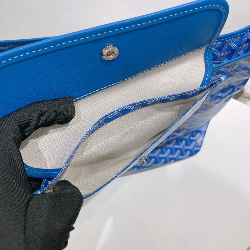TW4490 Goyard 戈雅25年限定鳶尾紫 燙金珠光面蜻蜓 Bohème Hobo Bag-13