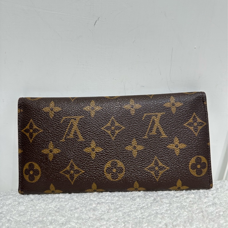 LOUIS VUITTON Monogram Sarah 長夾/紅釦款-6