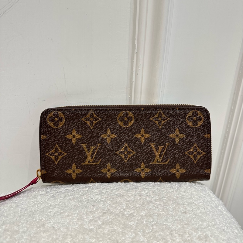 LOUIS VUITTON Monogram Zippy 長夾/紅拉鍊款-7