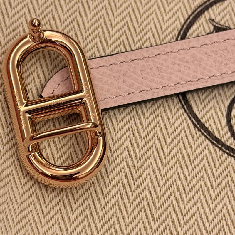 愛馬仕全新13 mm雙面皮帶連玫瑰金扣，全新連全部包裝及影印單-2
