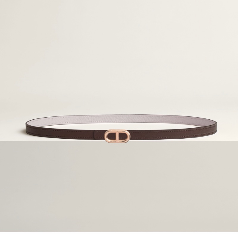 愛馬仕全新13 mm雙面皮帶連玫瑰金扣，全新連全部包裝及影印單-5