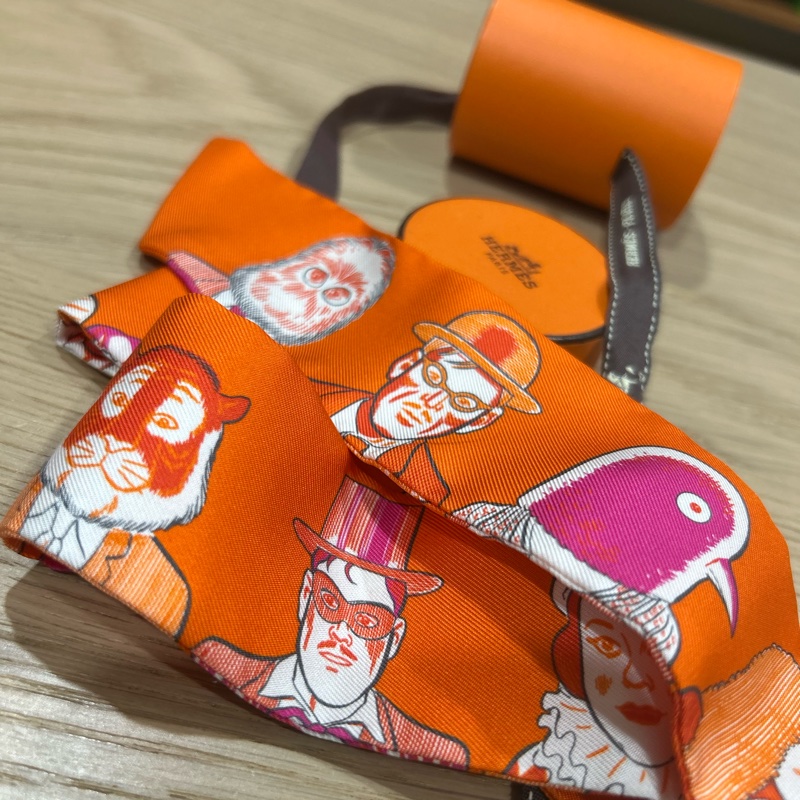 HERMES Twilly 放置品 帶盒 無標-4
