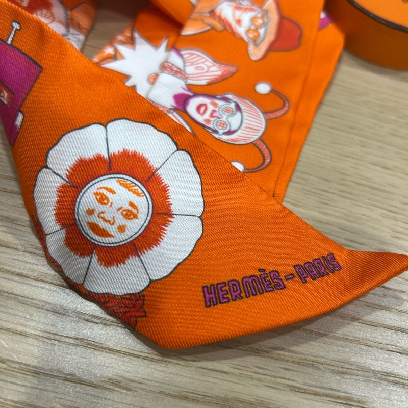 HERMES Twilly 放置品 帶盒 無標-8