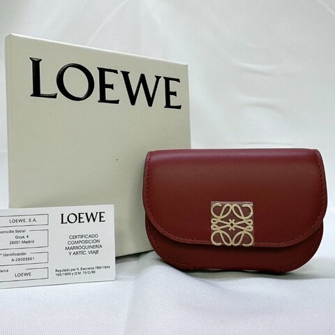 LOEWE 全新Goya雙層零錢卡包