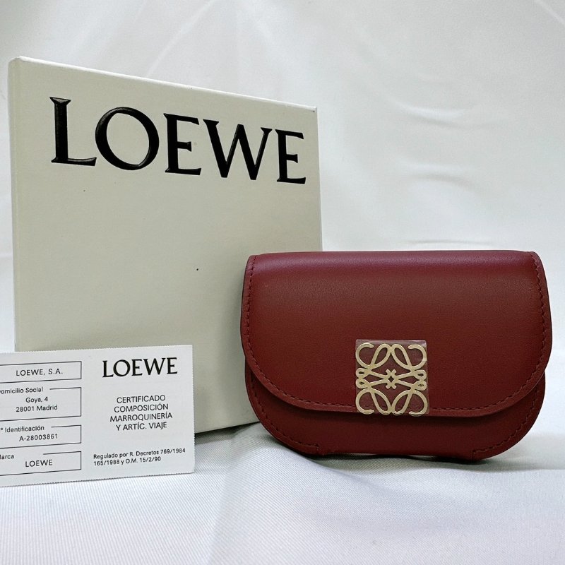 LOEWE 全新Goya雙層零錢卡包-0