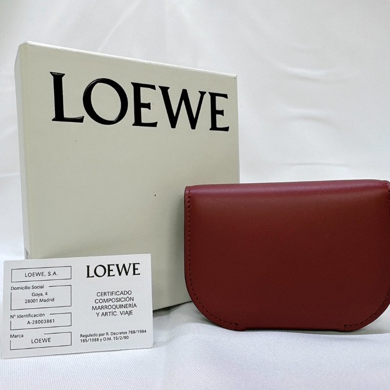 LOEWE 全新Goya雙層零錢卡包-1
