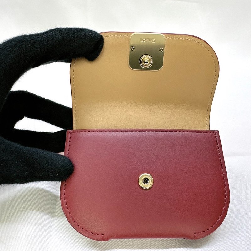 LOEWE 全新Goya雙層零錢卡包-4