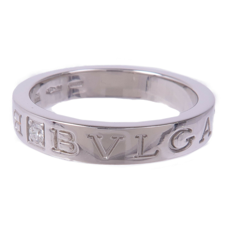 BVLGARI 18K白金B-Zerol Essential Diamond Band Ring鑽石戒指US#7.75-2