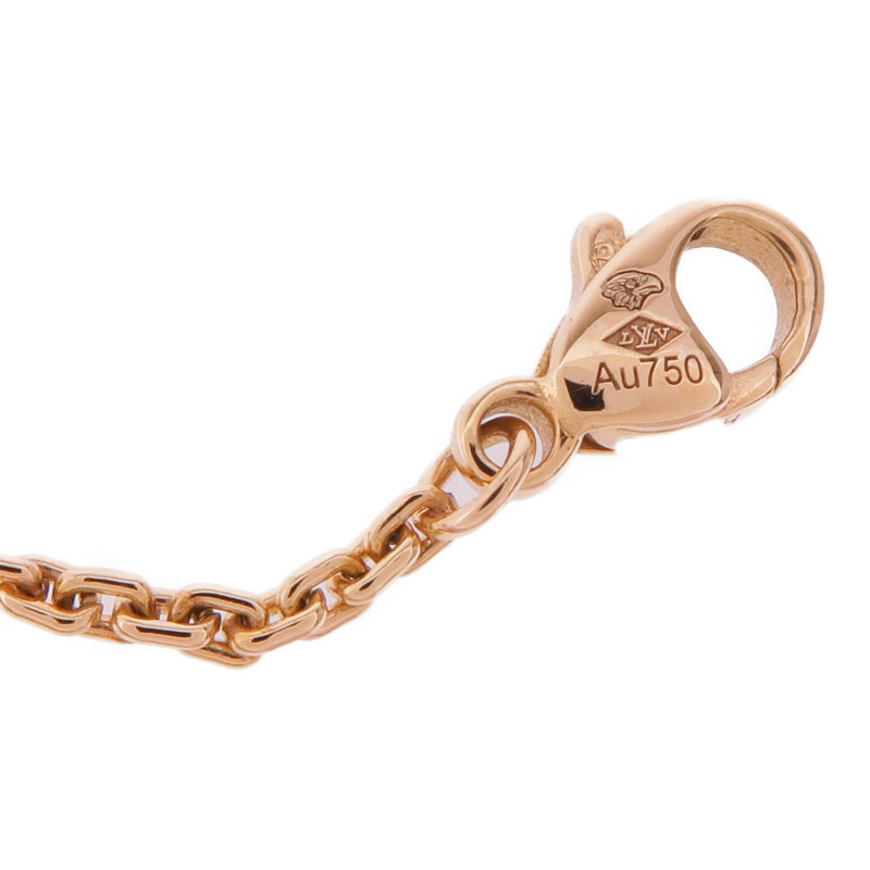 LOUIS VUITTON 18K玫瑰金Idylle Blossom Bracelet鑽石手鏈-6
