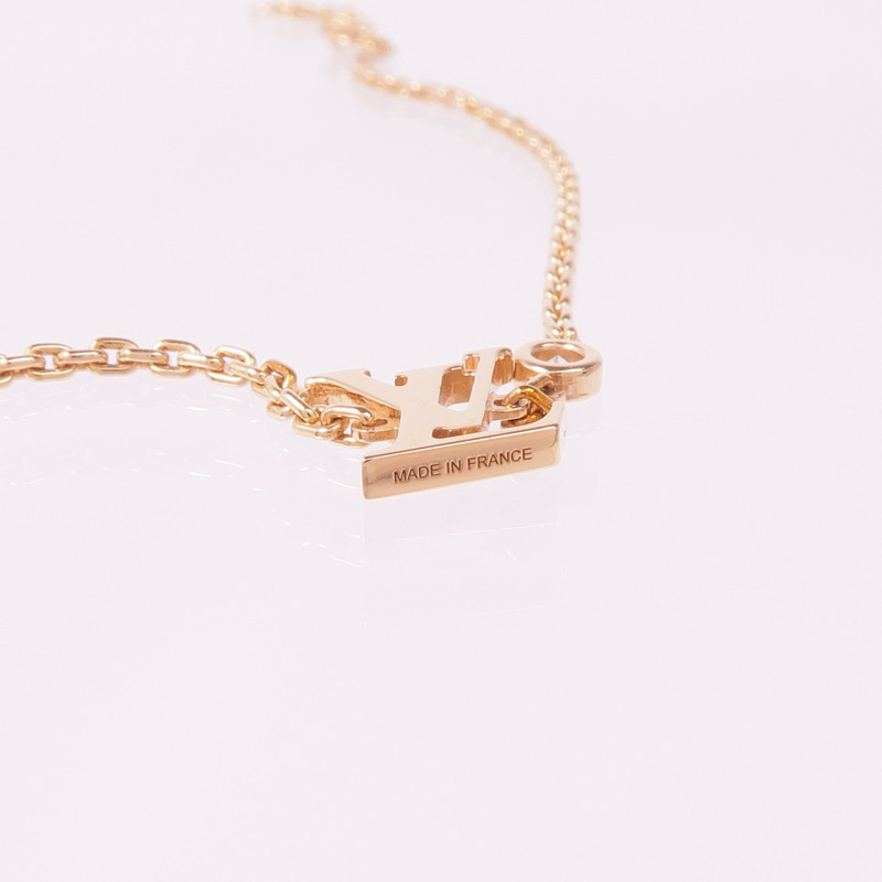 LOUIS VUITTON 18K玫瑰金Idylle Blossom Bracelet鑽石手鏈-7
