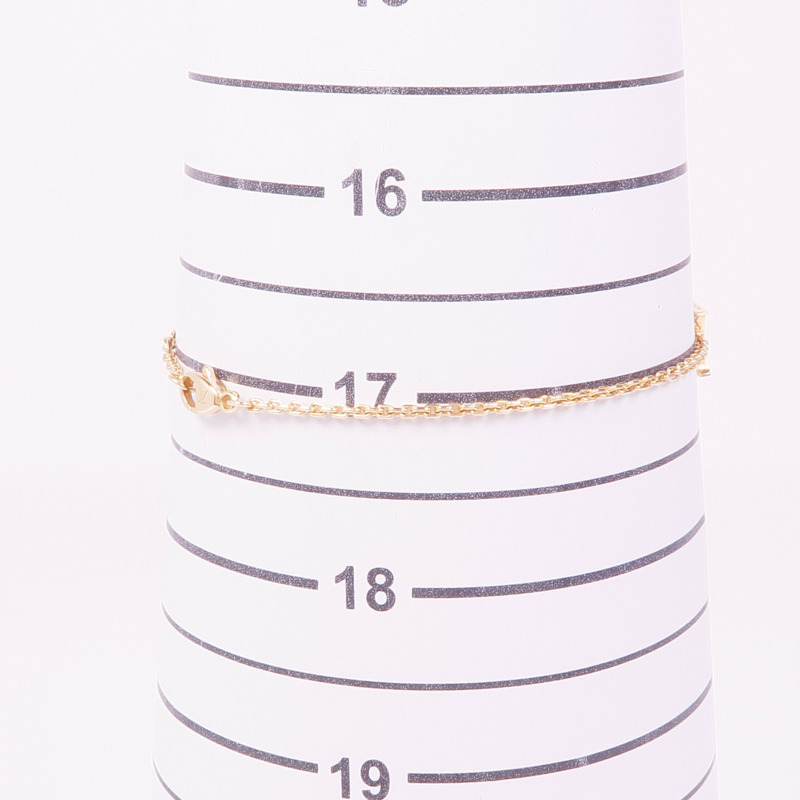 LOUIS VUITTON 18K玫瑰金Idylle Blossom Bracelet鑽石手鏈-10