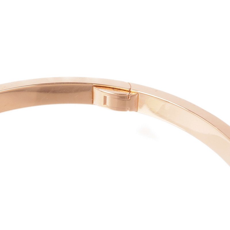 CARTIER 18K玫瑰金Love Bangle 6 Diamonds鑽石手鐲Cartier#16-6