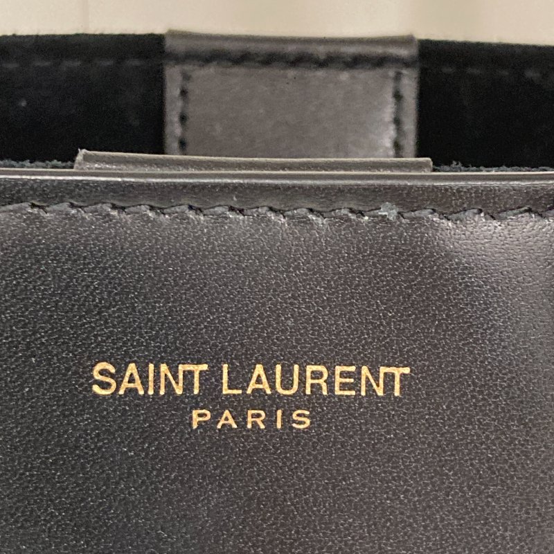 YSL Saint Laurent Toy 773995 聖羅蘭 皮革 可拆背帶迷你托特包 黑色-13