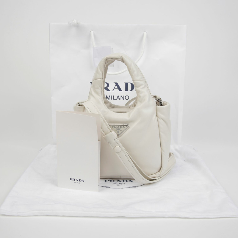 PRADA 1BA359 三角形標誌加墊托特單肩包-0