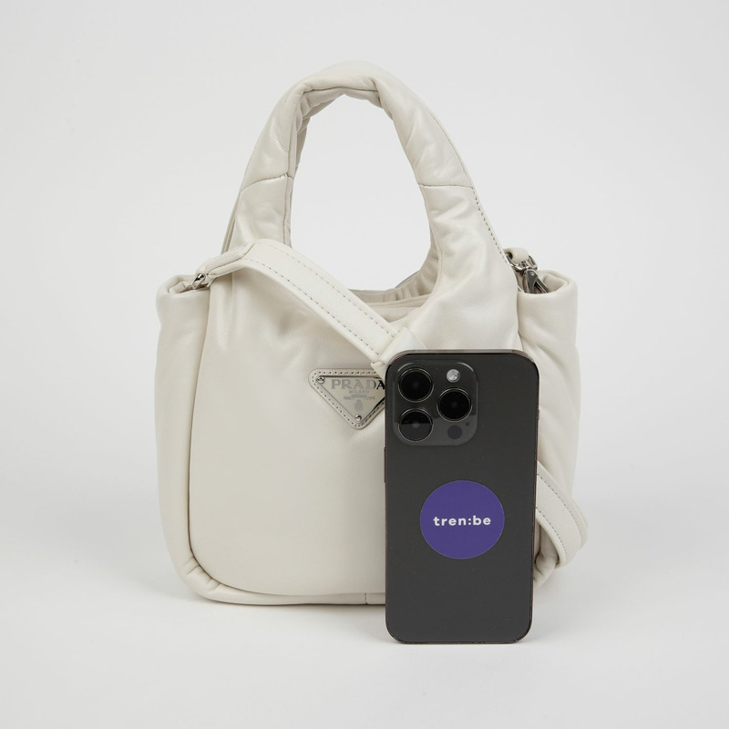 【包稅】PRADA 三角形標誌加厚手提單肩包 1BA359-8