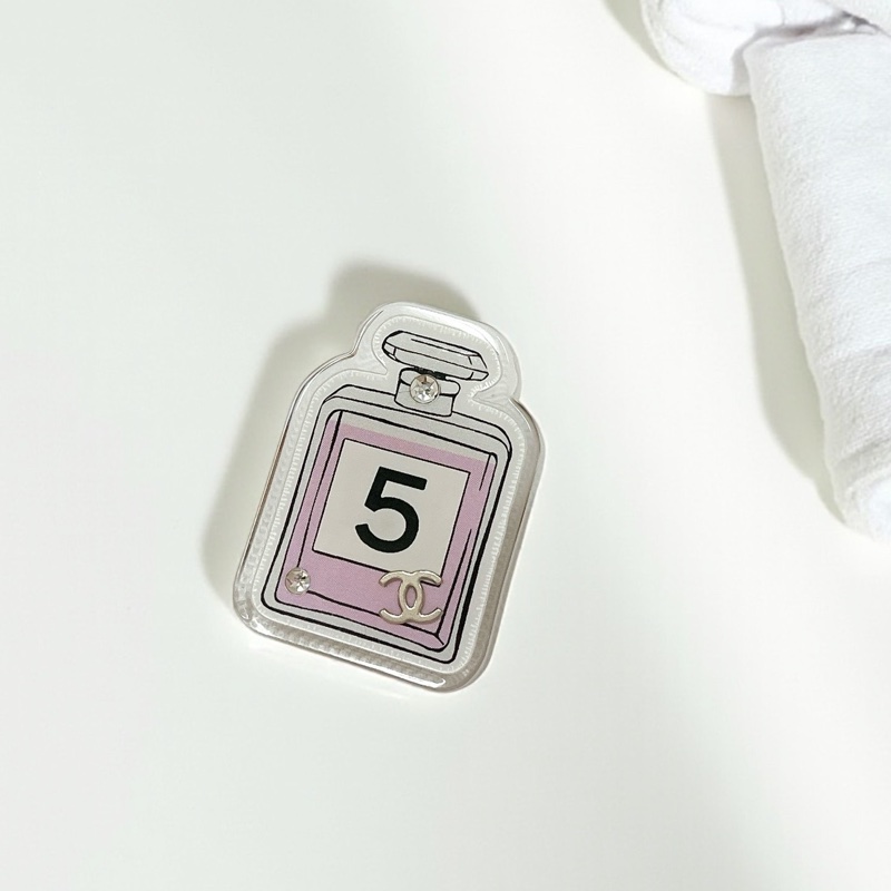 莉亞精品♡Chanel ABC795 24C 5號香水瓶胸針 二手-0