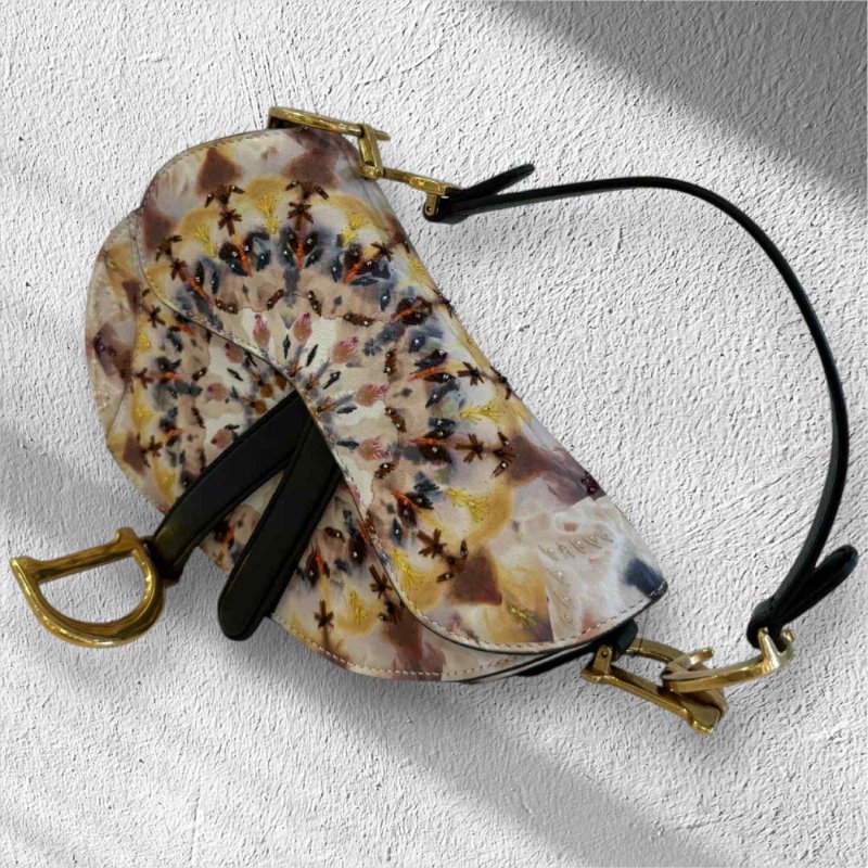 DIOR 刺繡 MINI 馬鞍包-2