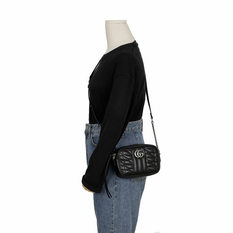GUCCI GG Marmont 迷你肩斜背包 634936-8