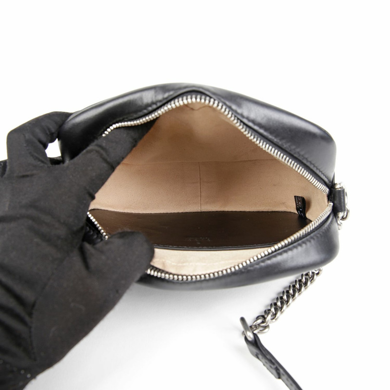 【包稅】GUCCI 634936 GG Marmont 迷你肩斜背包-7