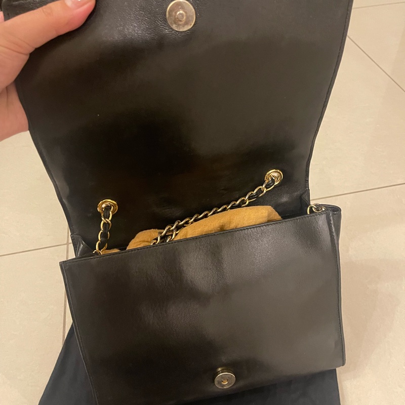 Chanel 菱格紋斜背包 附保卡防塵袋-2