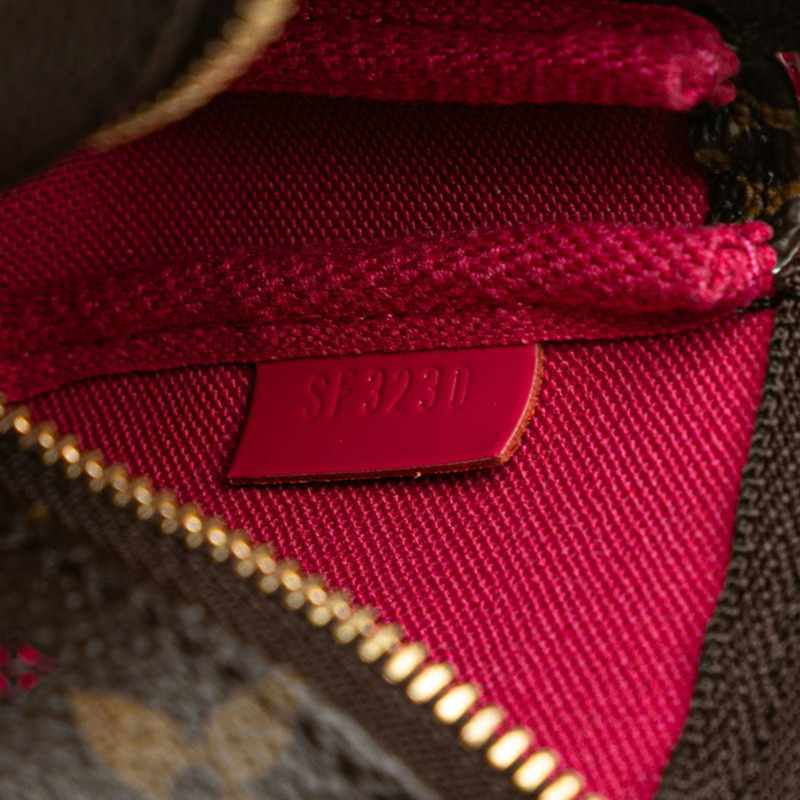Louis Vuitton Monogram Mini Pochette Accessoires Holiday Pouch M69752 棕色皮革 女款 LOUIS VUITTON-9