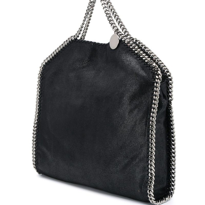 全新 Stella McCartney Falabella Shaggy 鍊帶兩用包 黑色 (思英chi)-2