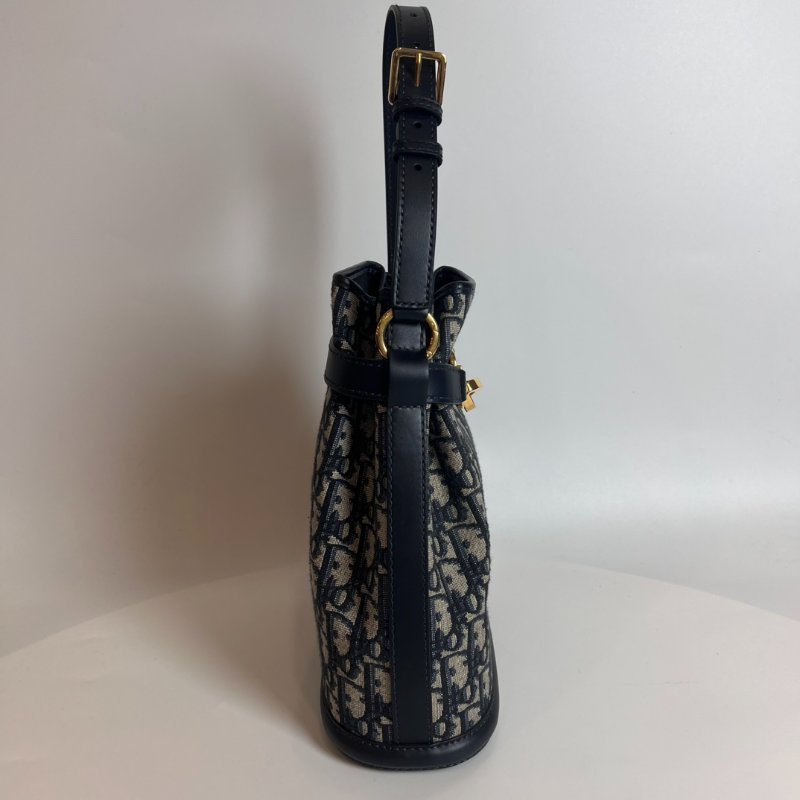 DIOR 老花CEST DIOR 水桶包中號-3