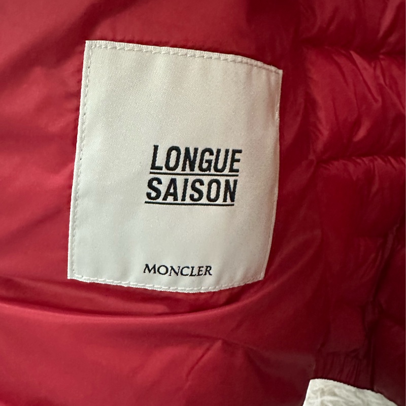 MONCLER 紅色羽絨背心外套(帶帽)-10