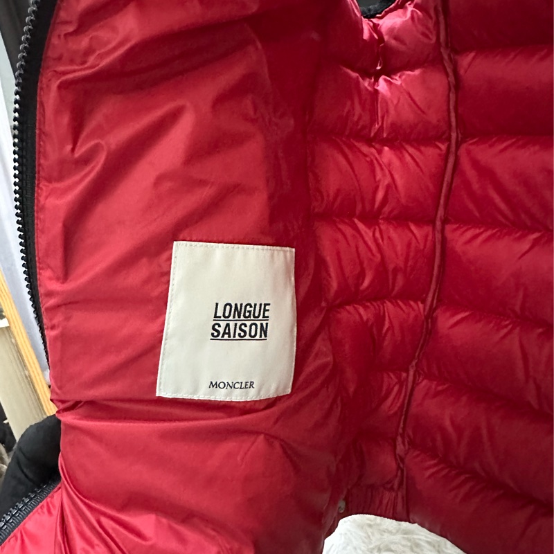 MONCLER 紅色羽絨背心外套(帶帽)-11