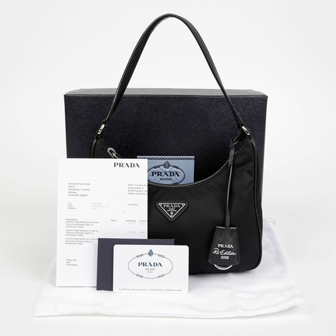 PRADA 1NE204 2005年復刻版Hobo單肩包