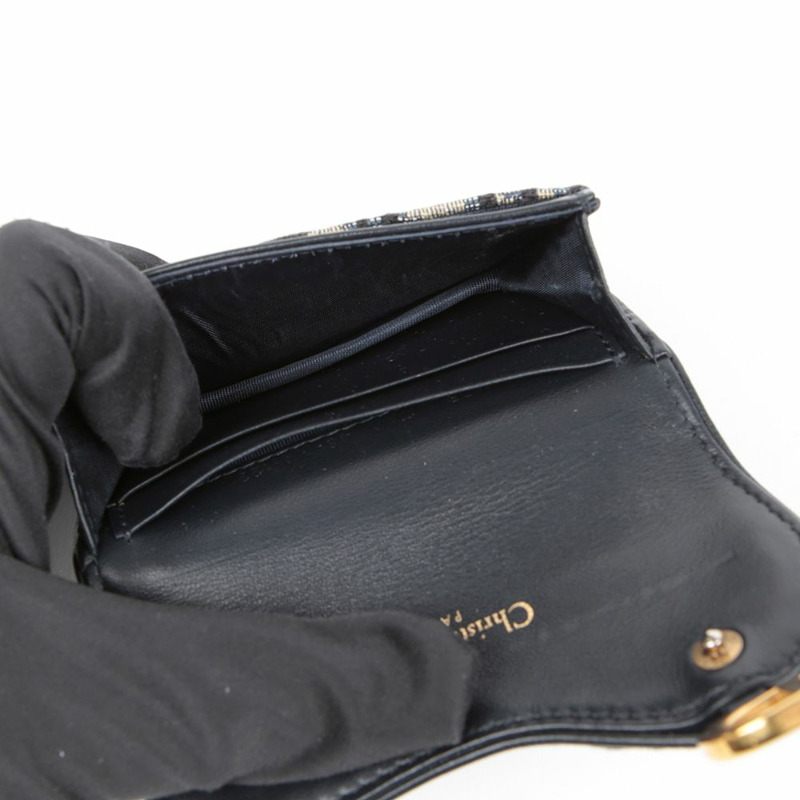 DIOR 斜角馬鞍形翻蓋卡包 S5611CTZQ-7