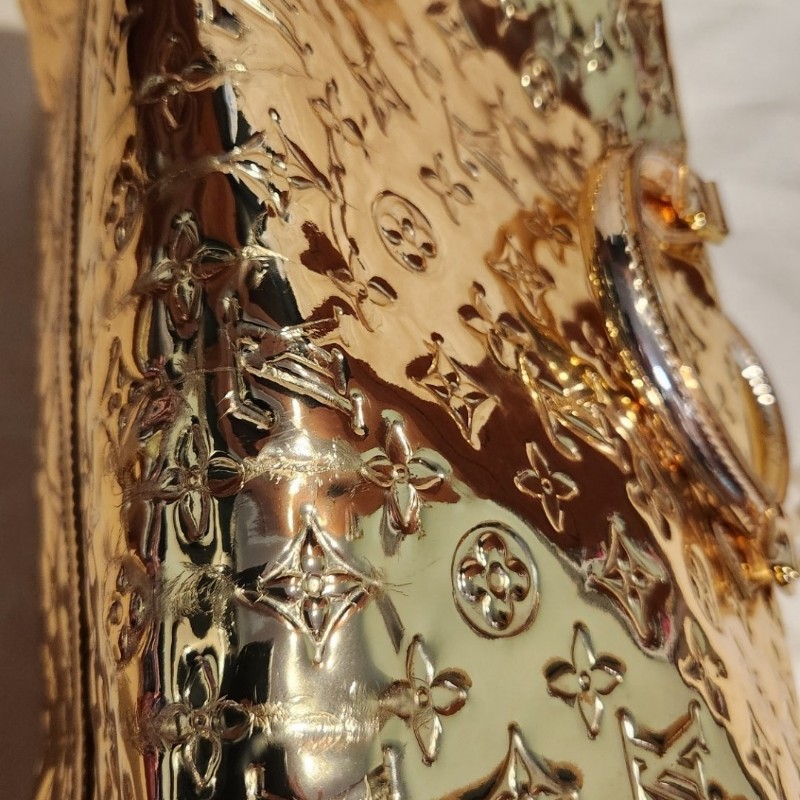 LV speedy 金色鏡面包-8