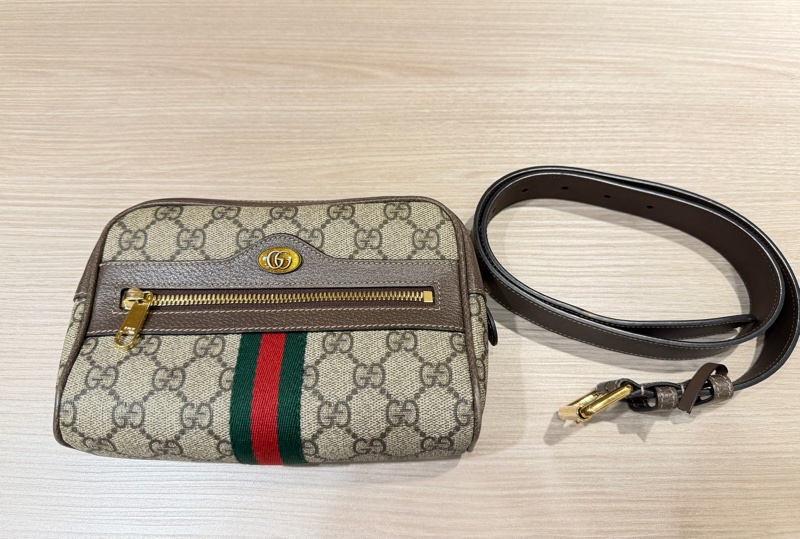 Gucci 經典老花 腰包-0