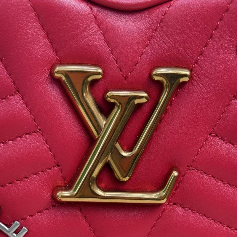 LV路易威登 情人節限定 愛心徽章斜挎包 紅色 肩背包斜背包-15