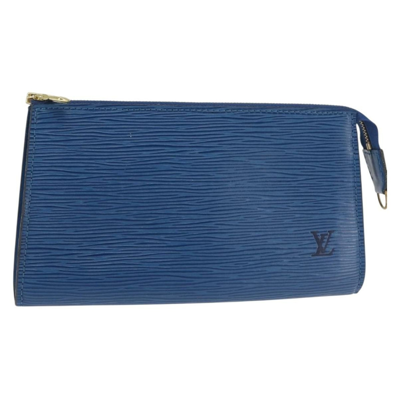【日本直送】路易威登 Epi Pochette 配件袋 藍色 M52985 LV 正品 144296-0